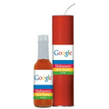 Red Dynamite or Firecracker Tube with Hot Sauce (Horizontal Label)